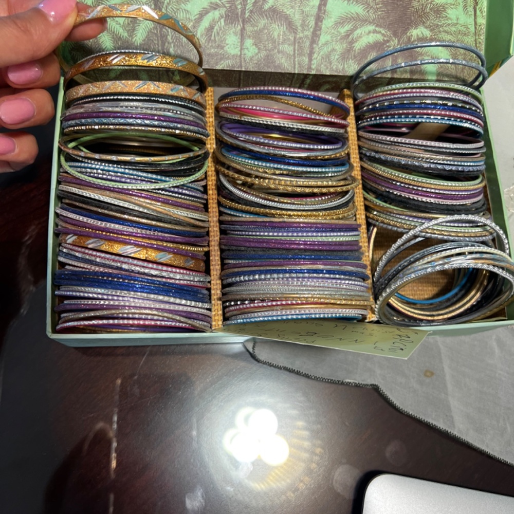 Bangles bracelets round colourful - Picture 4 of 4